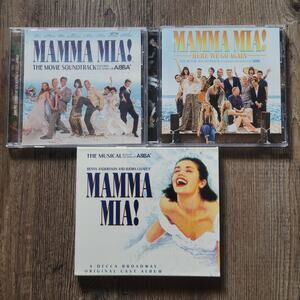 Mamma Mia 3-CD Bundle | Broadway Cast Recording + Movie Soundtracks | ABBA